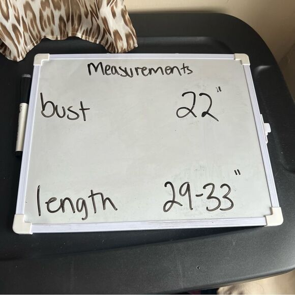 Chicos Brown Semisheer Animal Print Button Front Tunic Tank Top 2 - Picture 6 of 6